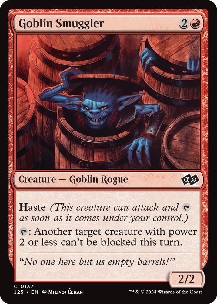Goblin Smuggler (137) [Foundations Jumpstart]