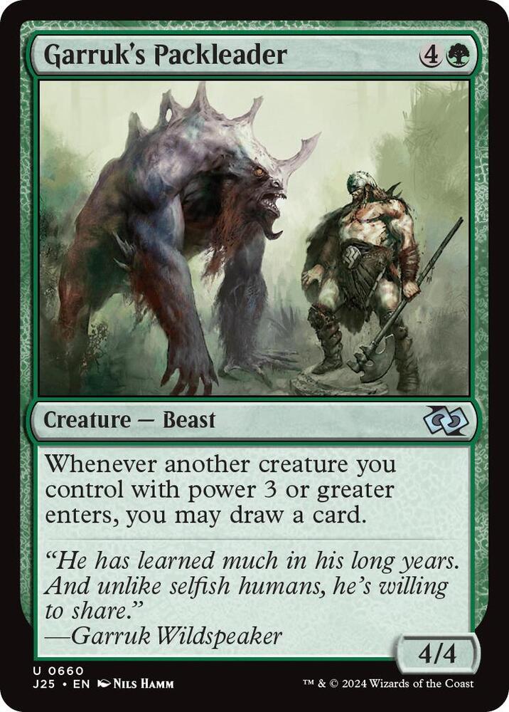 Garruk's Packleader (660) [Foundations Jumpstart]