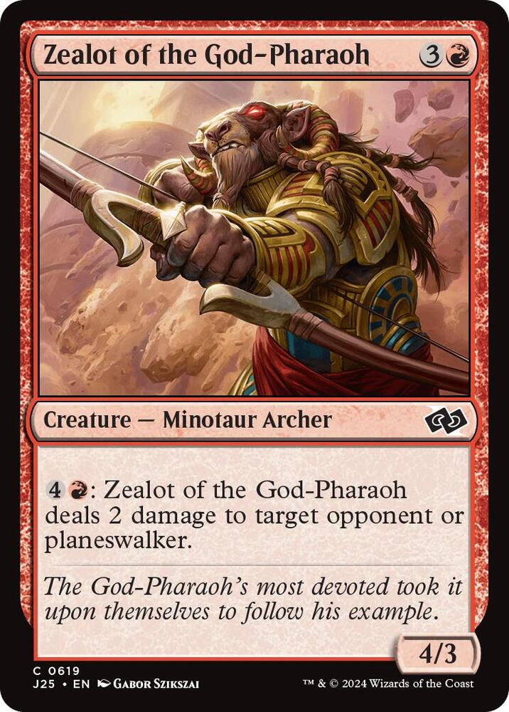 Zealot of the God-Pharaoh (619) [Foundations Jumpstart]