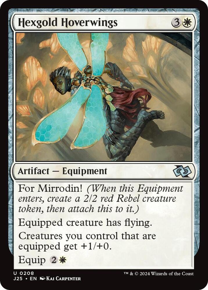 Hexgold Hoverwings (208) [Foundations Jumpstart]