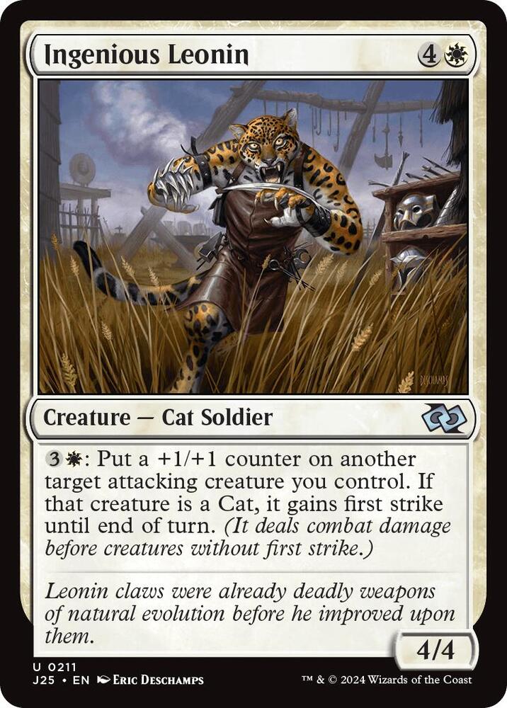 Ingenious Leonin (211) [Foundations Jumpstart]