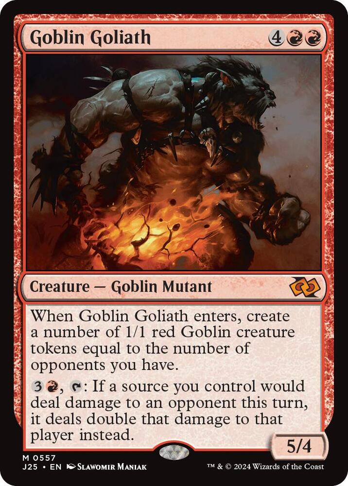 Goblin Goliath (557) [Foundations Jumpstart]