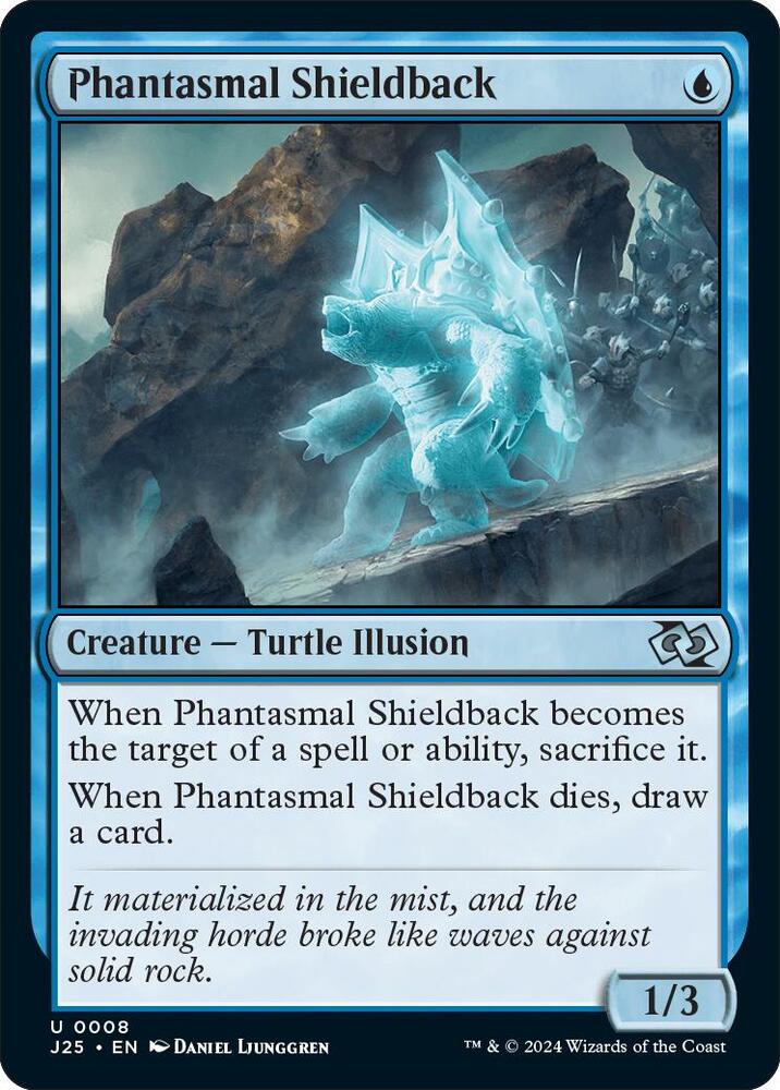 Phantasmal Shieldback (8) [Foundations Jumpstart]