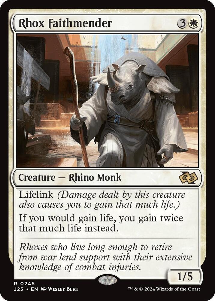 Rhox Faithmender (245) [Foundations Jumpstart]