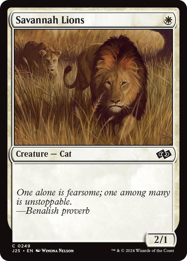 Savannah Lions (249) [Foundations Jumpstart]