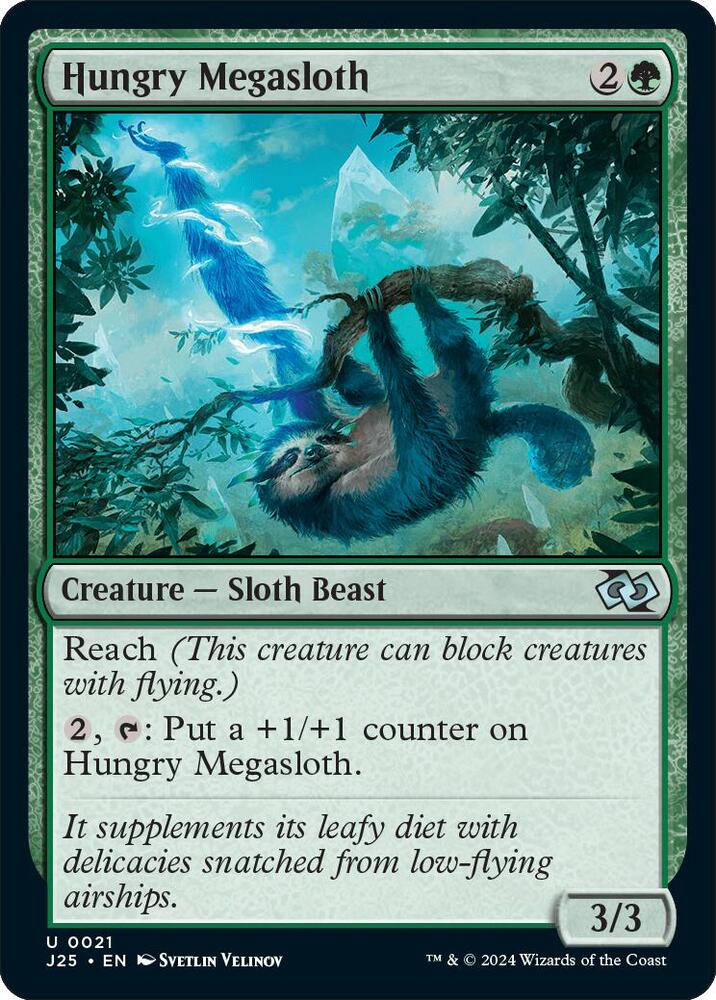 Hungry Megasloth (21) [Foundations Jumpstart]