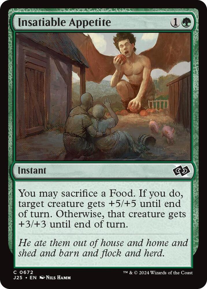 Insatiable Appetite (672) [Foundations Jumpstart]