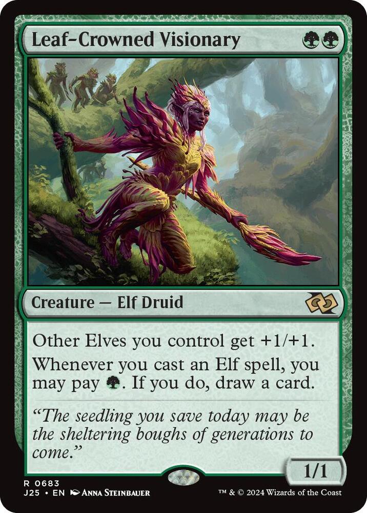 Leaf-Crowned Visionary (683) [Foundations Jumpstart]