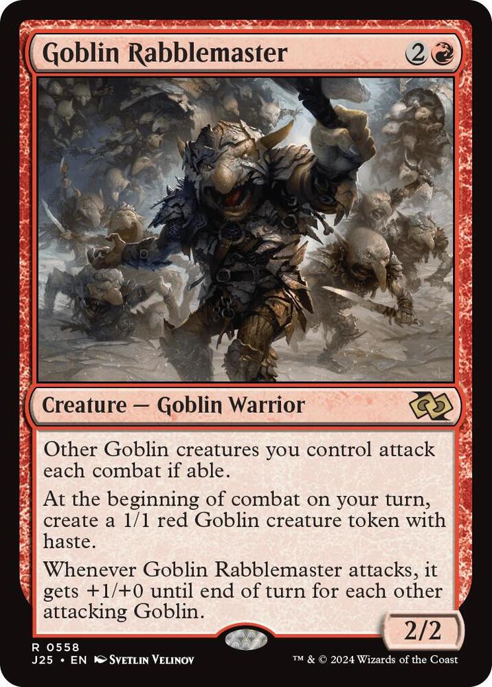 Goblin Rabblemaster (558) [Foundations Jumpstart]