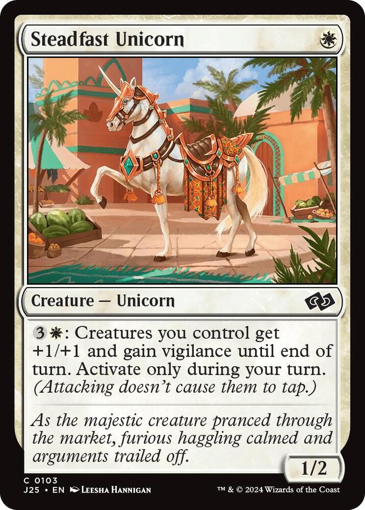 Steadfast Unicorn (103) [Foundations Jumpstart]