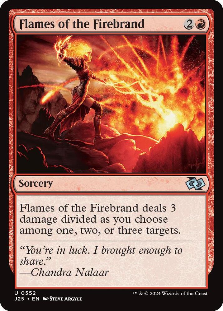 Flames of the Firebrand (552) [Foundations Jumpstart]