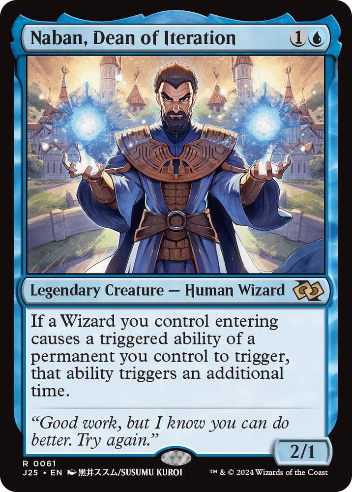 Naban, Dean of Iteration (Anime) (61) [Foundations Jumpstart]