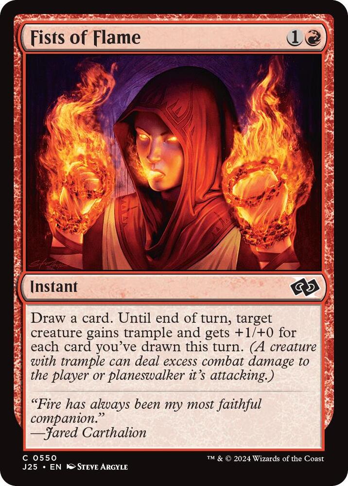 Fists of Flame (550) [Foundations Jumpstart]