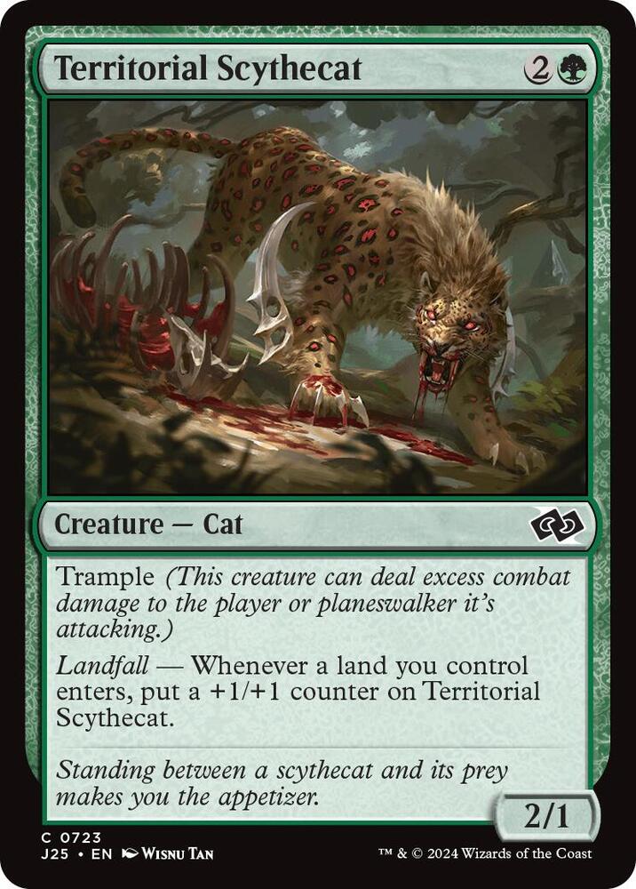 Territorial Scythecat (723) [Foundations Jumpstart]
