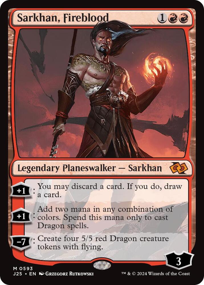 Sarkhan, Fireblood (593) [Foundations Jumpstart]