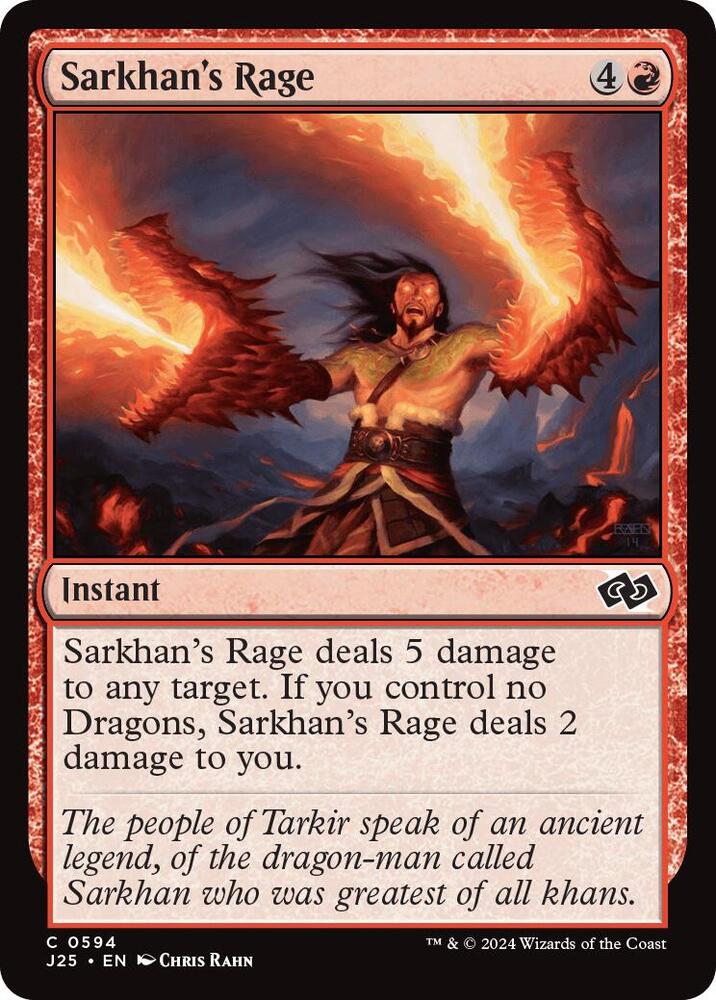 Sarkhan's Rage (594) [Foundations Jumpstart]