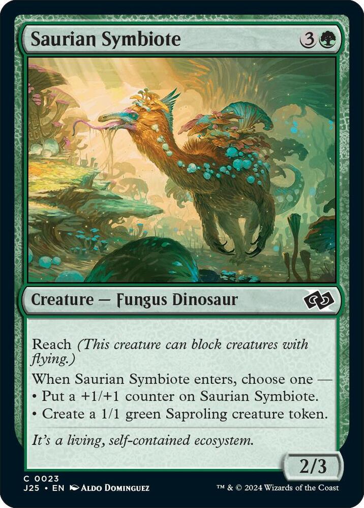 Saurian Symbiote (23) [Foundations Jumpstart]