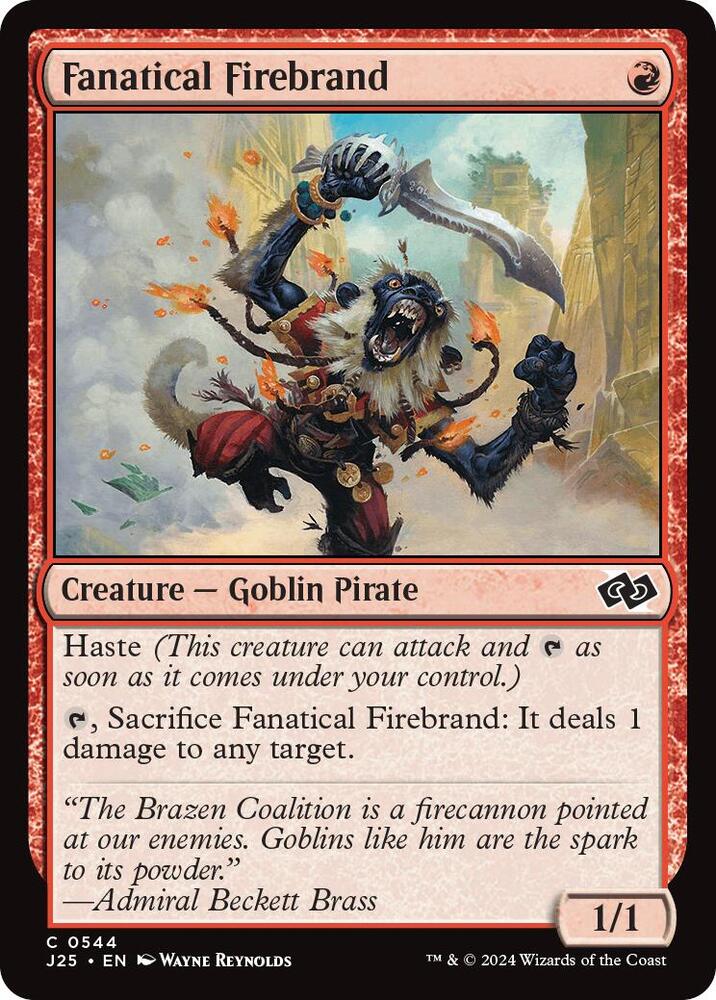 Fanatical Firebrand (544) [Foundations Jumpstart]