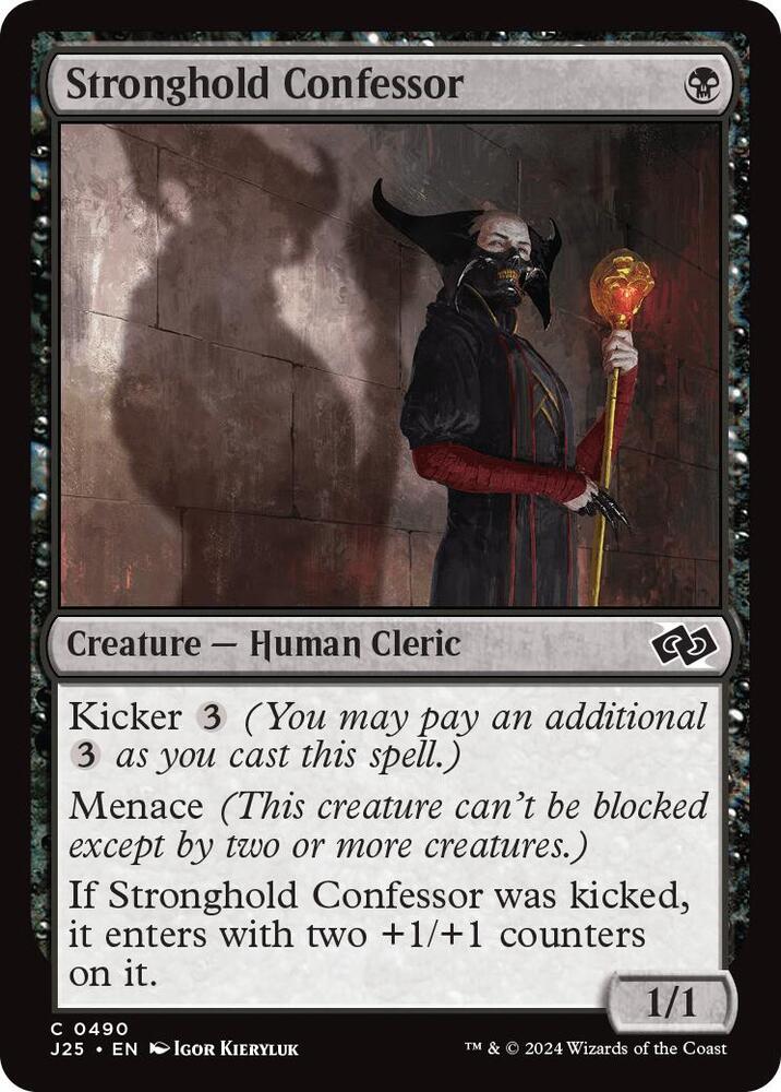 Stronghold Confessor (490) [Foundations Jumpstart]