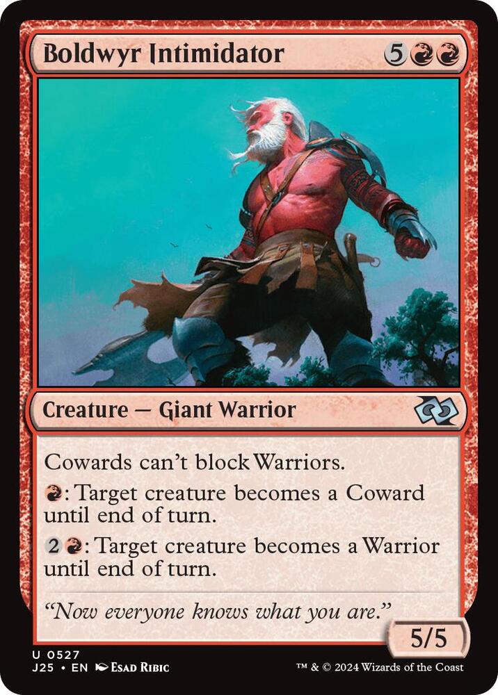 Boldwyr Intimidator (527) [Foundations Jumpstart]