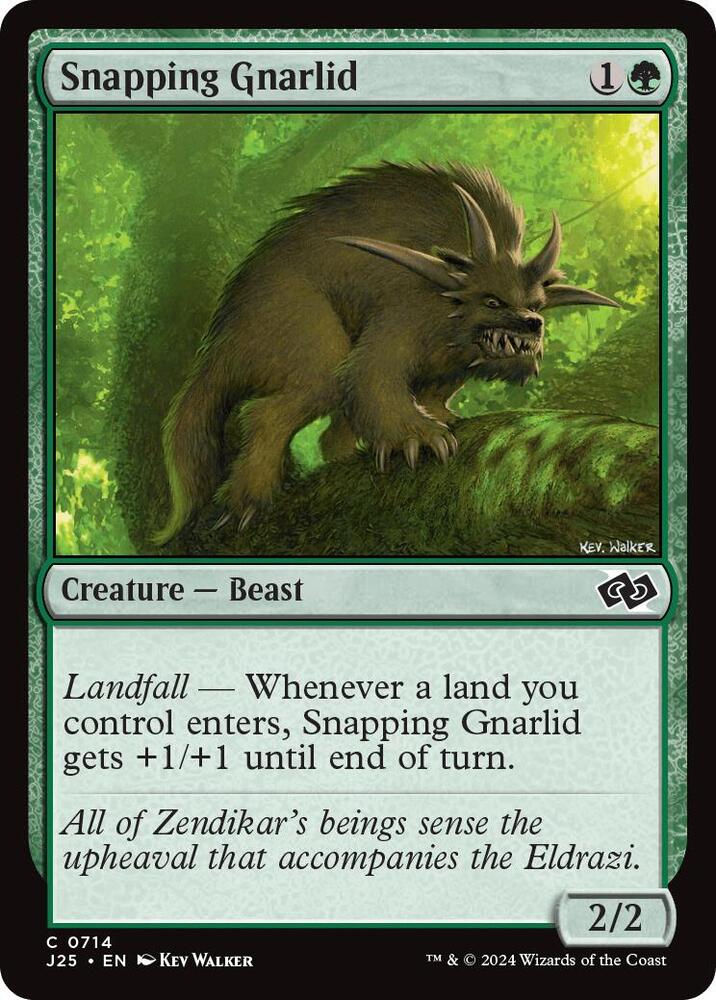 Snapping Gnarlid (714) [Foundations Jumpstart]
