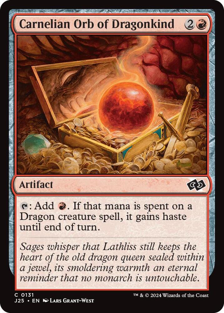 Carnelian Orb of Dragonkind (131) [Foundations Jumpstart]