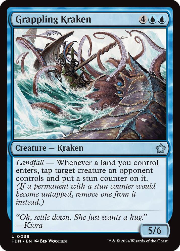 Grappling Kraken (39) [Foundations]