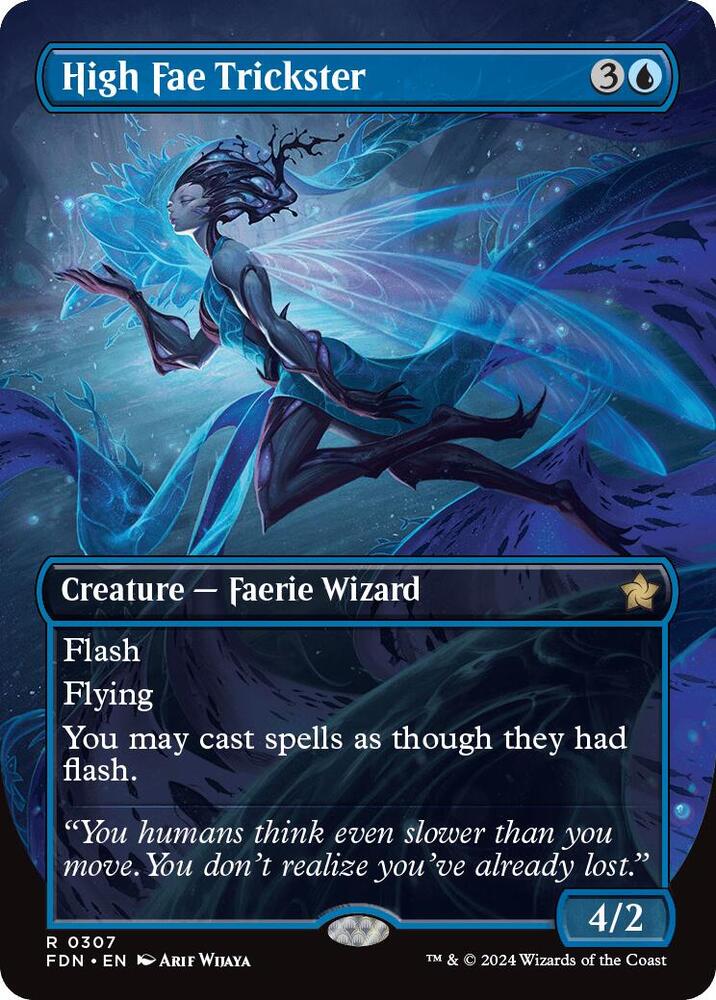 High Fae Trickster (Borderless) (307) [Foundations]