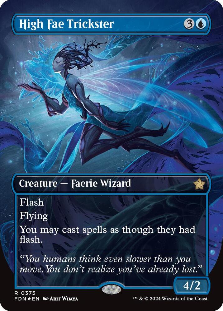 High Fae Trickster (Borderless) (Mana Foil) (375) [Foundations]