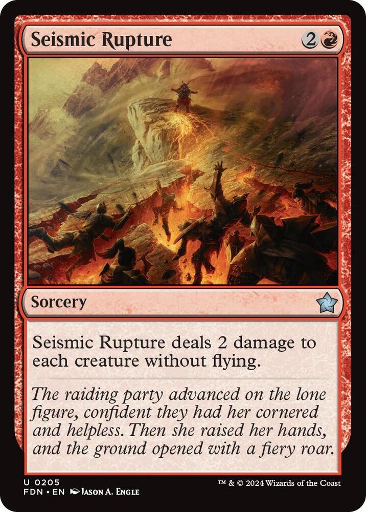Seismic Rupture (205) [Foundations]