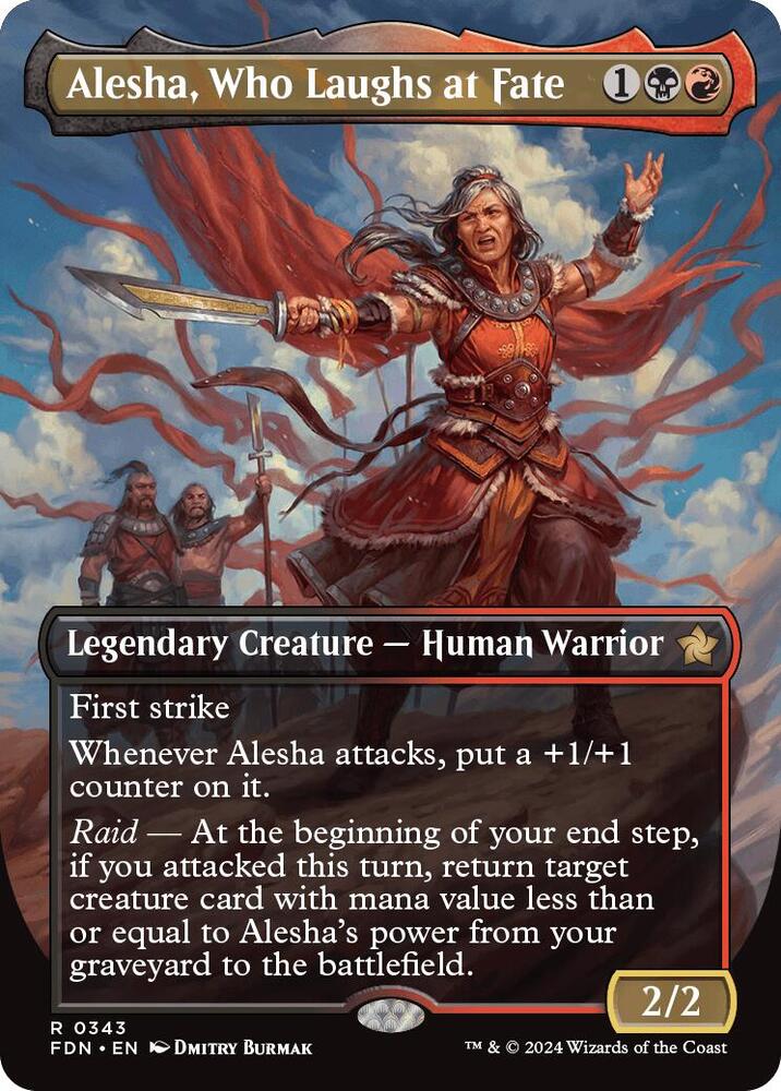 Alesha, Who Laughs at Fate (Borderless) (343) [Foundations]