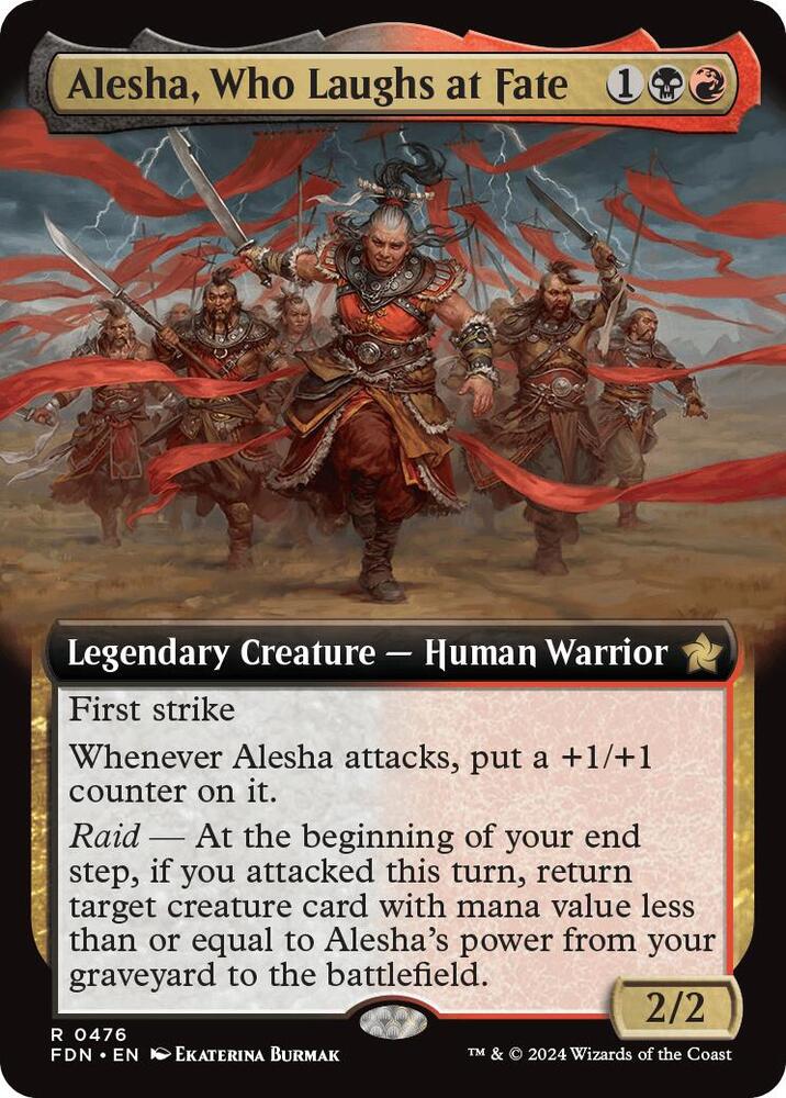 Alesha, Who Laughs at Fate (Extended Art) (476) [Foundations]