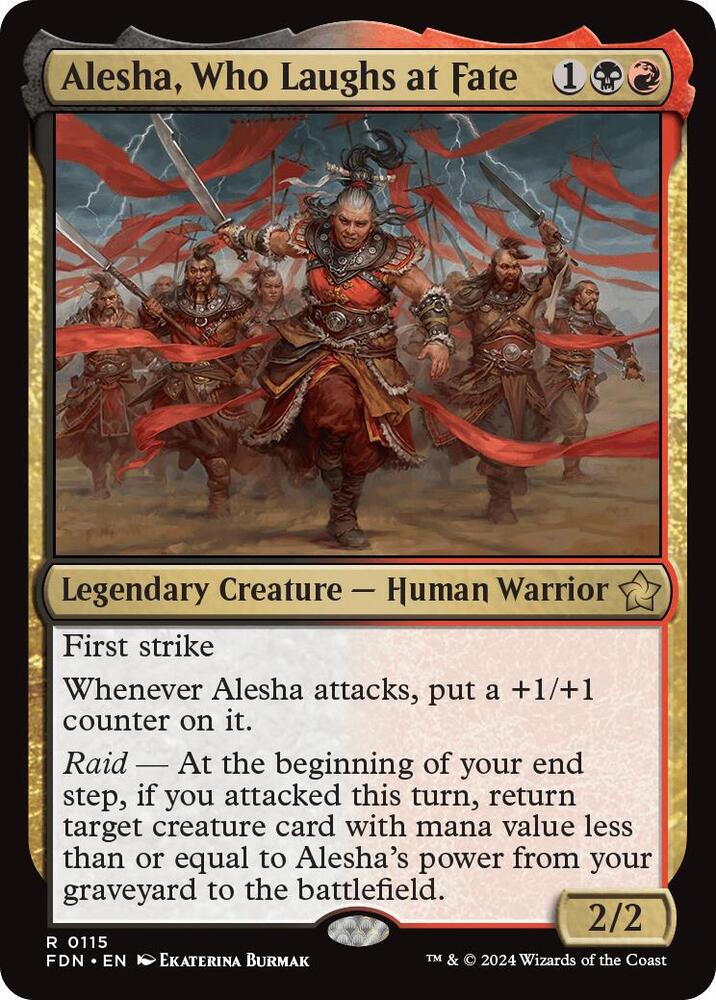 Alesha, Who Laughs at Fate (115) [Foundations]