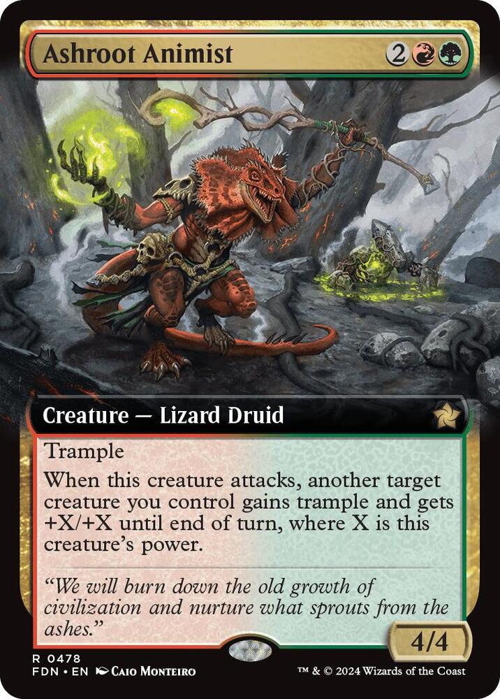 Ashroot Animist (Extended Art) (478) [Foundations]