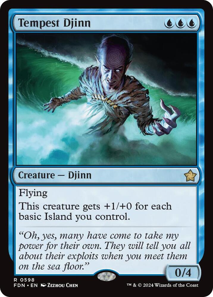 Tempest Djinn (0598) [Foundations]