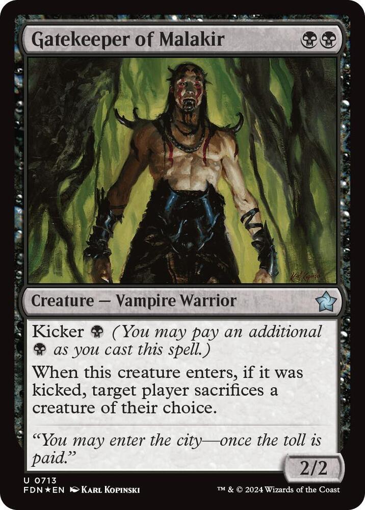 Gatekeeper of Malakir (0713) [Foundations]