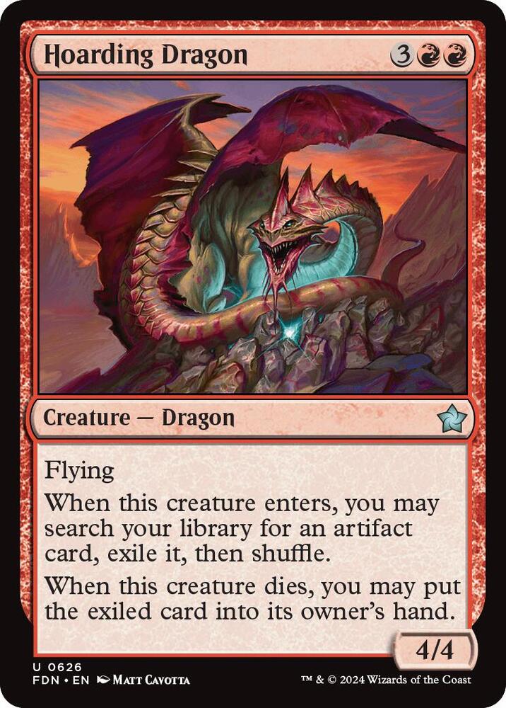 Hoarding Dragon (626) [Foundations]