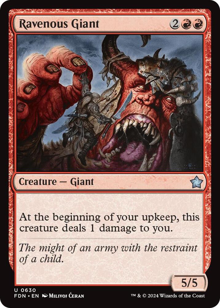 Ravenous Giant (630) [Foundations]