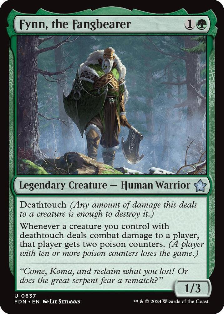 Fynn, the Fangbearer (637) [Foundations]
