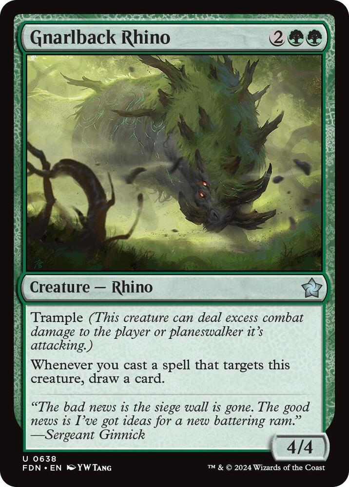 Gnarlback Rhino (638) [Foundations]