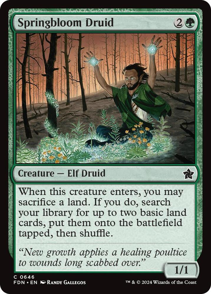 Springbloom Druid (0646) [Foundations]