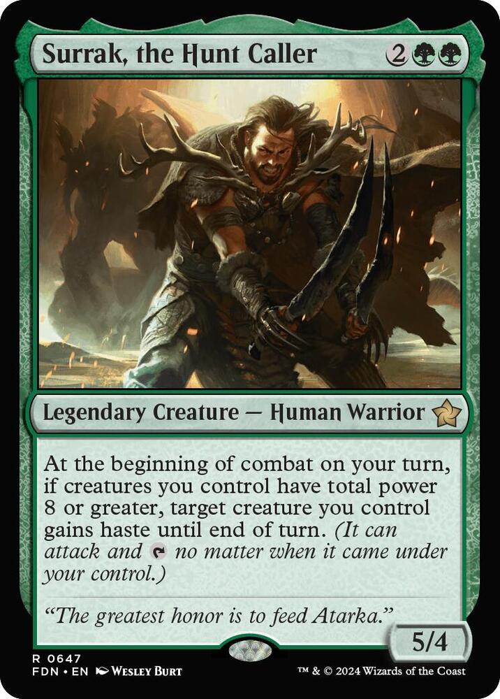 Surrak, the Hunt Caller (0647) [Foundations]