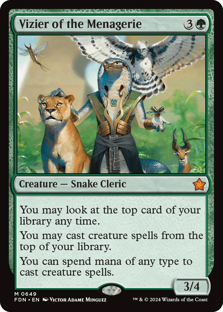 Vizier of the Menagerie (0649) [Foundations]