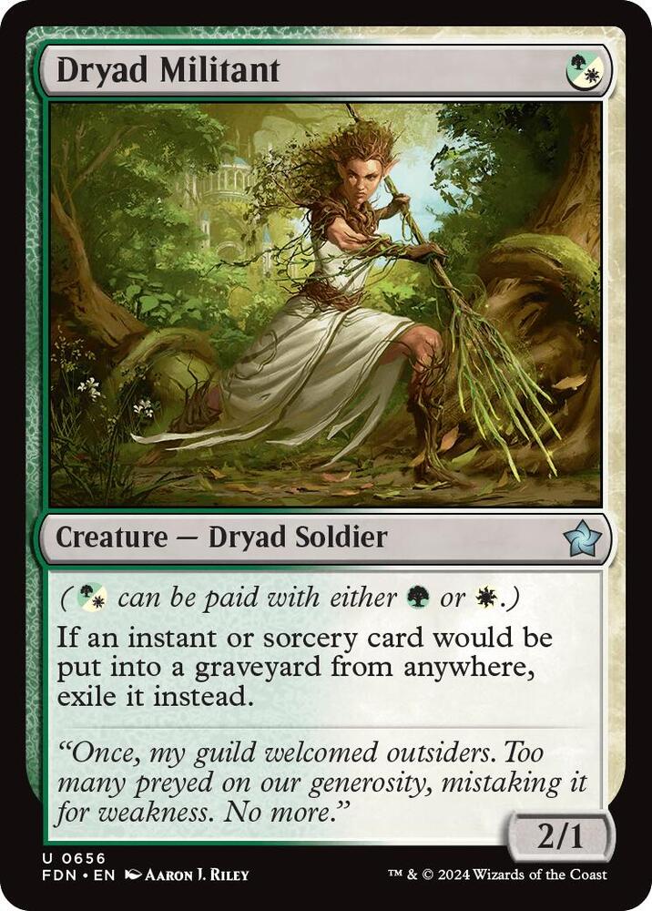 Dryad Militant (656) [Foundations]