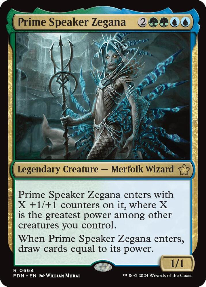 Prime Speaker Zegana (664) [Foundations]