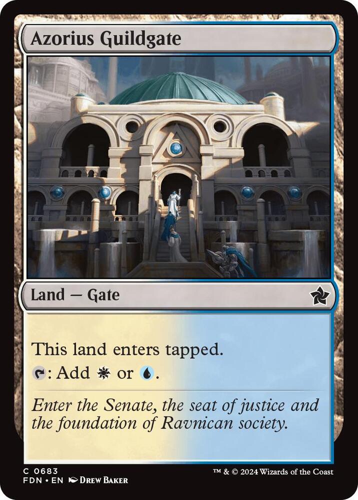 Azorius Guildgate (683) [Foundations]