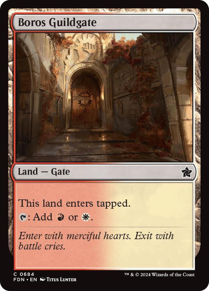 Boros Guildgate (684) [Foundations]