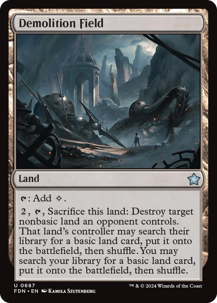 Demolition Field (687) [Foundations]