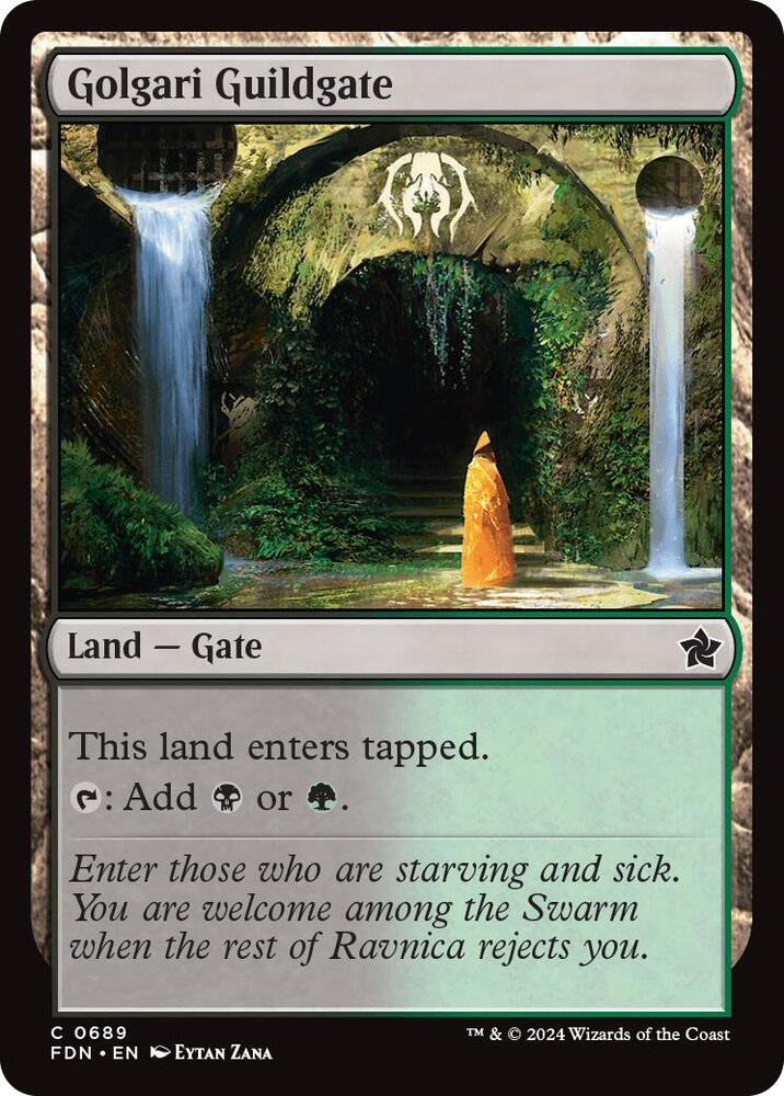 Golgari Guildgate (689) [Foundations]