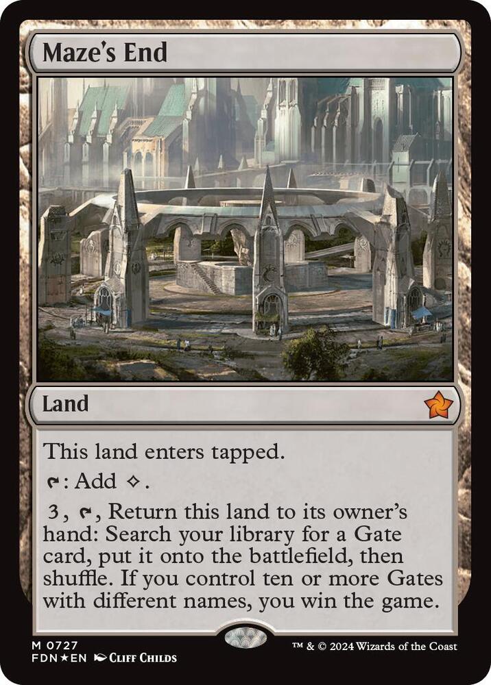 Maze's End (727) [Foundations]